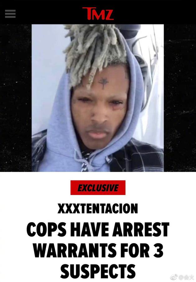 20岁的说唱歌手XXXTentacion被枪杀