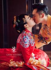 钟丽缇张伦硕中式婚纱照曝光 这是爱情最美的样子(2)
